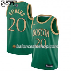 Camiseta Niños NBA Boston Celtics Gordon Hayward 20 2019-20 Nike City Edition Swingman